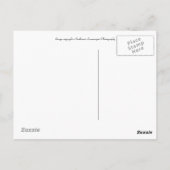 Postkarte des japanischen Gartens (Rückseite)