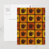 Postkarte des Kaffees, personalisierbar (Vorne/Hinten)