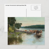 Postkarte des Keinänen-Sees (Vorne/Hinten)