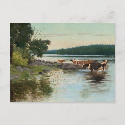 Postkarte des Keinänen-Sees (Vorderseite)