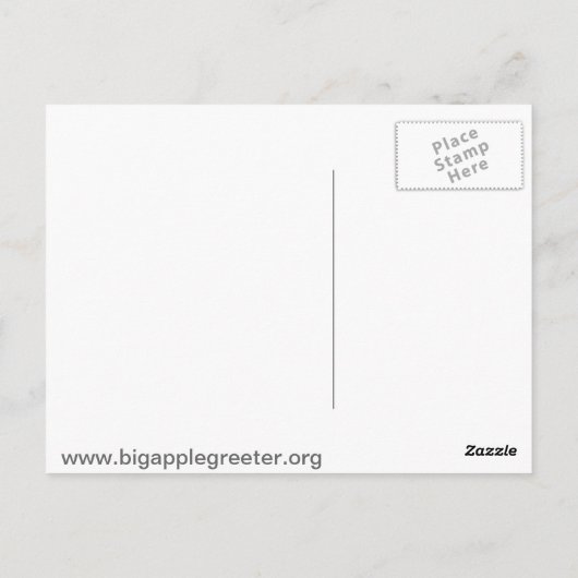 Postkarte des King Manor Museums (Rückseite)