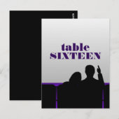 Postkarte des Kinos, Lila (Vorne/Hinten)