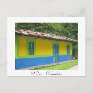Postkarte des kolumbianischen Lackhauses