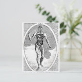 Postkarte des kontaminierten Mannes (Stehend Vorderseite)