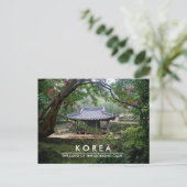 Postkarte des koreanischen Pavillons (Stehend Vorderseite)