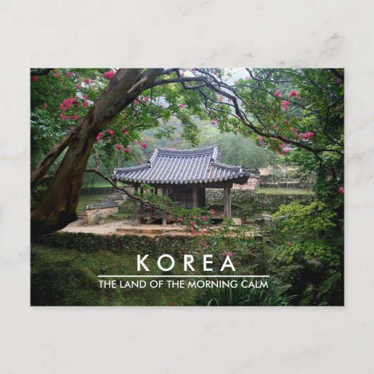 Postkarte des koreanischen Pavillons (Vorderseite)