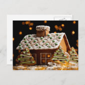 Postkarte des Lebkuchenhauses (Vorne/Hinten)