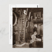 Postkarte des Lesesaals (Vorne/Hinten)
