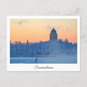 Postkarte des Leuchtturms Suomenlinna