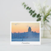 Postkarte des Leuchtturms Suomenlinna (Stehend Vorderseite)