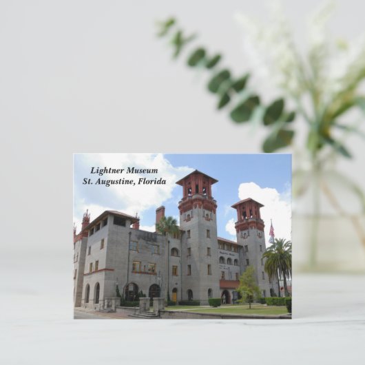 Postkarte des Lightner Museums (Stehend Vorderseite)
