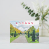 Postkarte des London Regent's Park (Stehend Vorderseite)