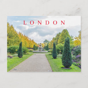 Postkarte des London Regent's Park