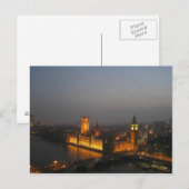 Postkarte des Londoner Parlaments (Vorne/Hinten)