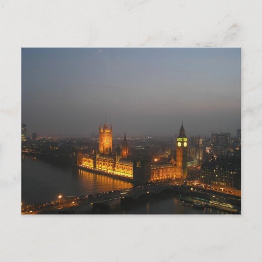Postkarte des Londoner Parlaments (Vorderseite)