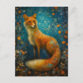 Postkarte des Magischen Forest Fox (Vorderseite)