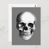Postkarte des menschlichen Schädels (Vorne/Hinten)