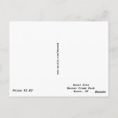 Postkarte des Mount Otis (Rückseite)