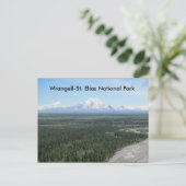 Postkarte des Nationalparks Wrangell-Saint Elias (Stehend Vorderseite)