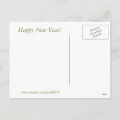Postkarte des neuen Jahres des Gruß-| (Rückseite)