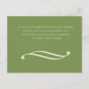Postkarte des neuen Jahres des Gruß-