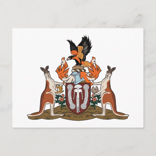 Postkarte des Nordterritoriums (Vorderseite)