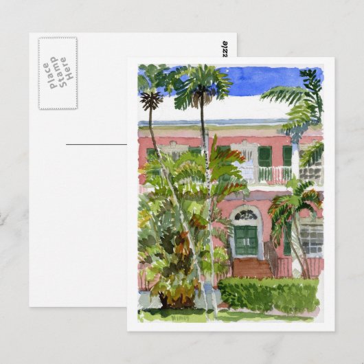 Postkarte des Obersten Gerichtshofs (Vorne/Hinten)