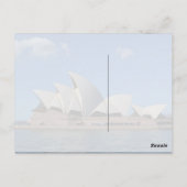 Postkarte des Opernhauses Sydney (Rückseite)