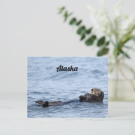 Postkarte des Otters (Stehend Vorderseite)