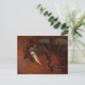 Postkarte des Pestärzts (Stehend Vorderseite)
