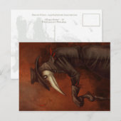Postkarte des Pestärzts (Vorne/Hinten)