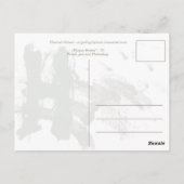 Postkarte des Pestärzts (Rückseite)