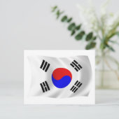 Postkarte des Quellcodes für das Land Korea (Stehend Vorderseite)