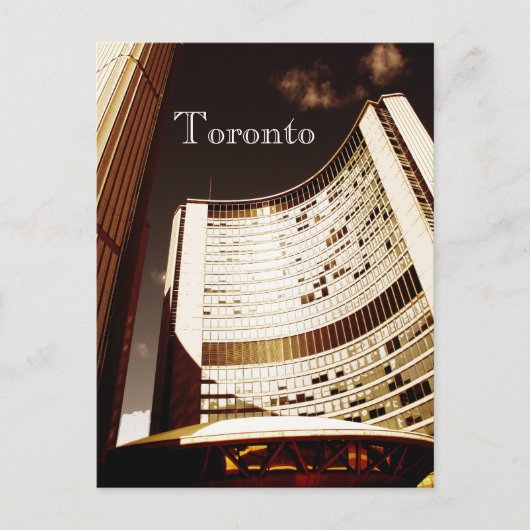 Postkarte des Rathauses von Toronto (Vorderseite)