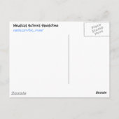 Postkarte des Riesenzelltumors (Rückseite)