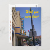 Postkarte des Roswell UFO Museums (Vorne/Hinten)