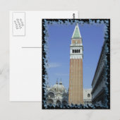 Postkarte des San Marco Platz (Vorne/Hinten)