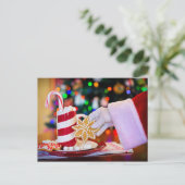 Postkarte des Santa claus (Stehend Vorderseite)