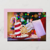 Postkarte des Santa claus (Vorne/Hinten)