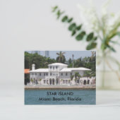 Postkarte des Scar Face House (Stehend Vorderseite)