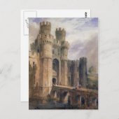 Postkarte des Schlosses (Vorne/Hinten)