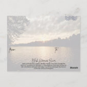 Postkarte des Schwarzen Kriegers 1 (Rückseite)