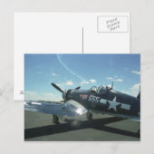 Postkarte des Seeräuber-F4U-1 (Vorne/Hinten)