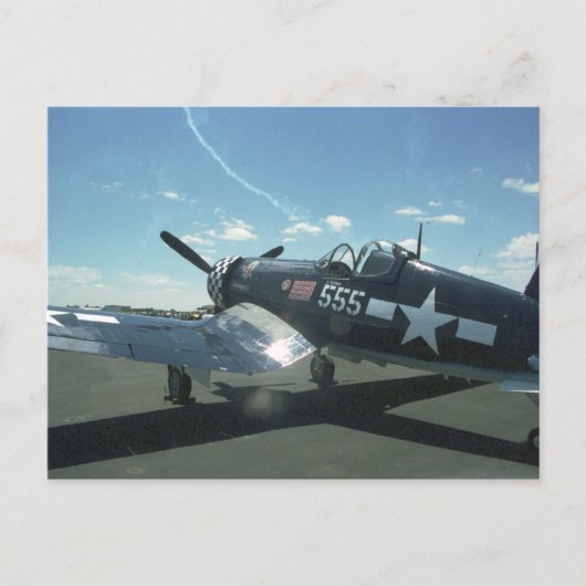 Postkarte des Seeräuber-F4U-1 (Vorderseite)