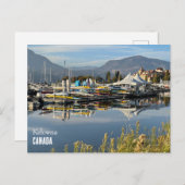 Postkarte des Sees Okanagan in Kelowna, Kanada (Vorne/Hinten)