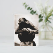 Postkarte des Spinnenaffels (Stehend Vorderseite)