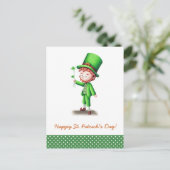 Postkarte des St. Patrick's Day (Stehend Vorderseite)