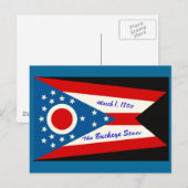 Postkarte des Staates Ohio (Vorne/Hinten)