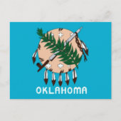 Postkarte des Staates Oklahoma (Vorderseite)