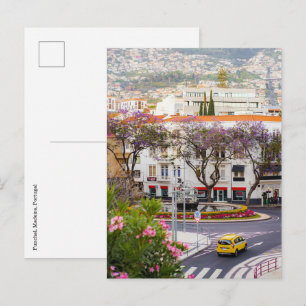 Postkarte des Stadtzentrums von Funchal, Madeira